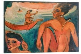 Acrylglasbild Morgen, 1917 - Max Pechstein