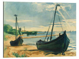 Alubild Aufgezogene Keitelkähne, 1939 - Max Pechstein