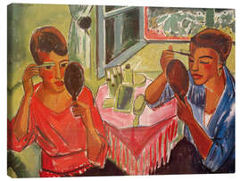 Leinwandbild Am Toilettentisch, 1921 - Max Pechstein