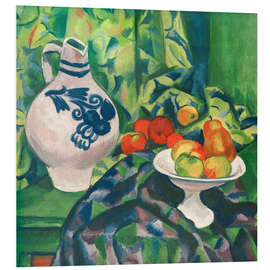 Hartschaumbild Stillleben mit Fruchtschale, 1912