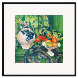 Gerahmter Kunstdruck Stillleben mit Fruchtschale, 1912