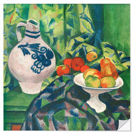 Wandsticker Stillleben mit Fruchtschale, 1912