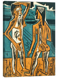 Leinwandbild Zwiesprache - Max Pechstein