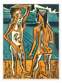 Wandbild Zwiesprache - Max Pechstein