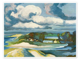 Wandbild Nordische Landschaft, 1931 - Max Pechstein