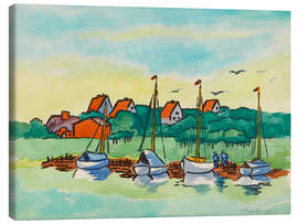 Leinwandbild Morgens, 1954 - Max Pechstein