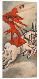 Acrylglasbild Zirkusreiter, 1920 - Max Pechstein