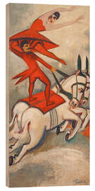 Holzbild Zirkusreiter, 1920 - Max Pechstein