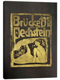 Leinwandbild Die Jahresmappe der Künstlergruppe Brücke, 1912 - Max Pechstein