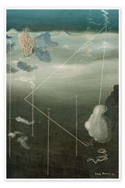 Wandbild Belomantia I, Pfeilwurforakel, 1927 - Yves Tanguy