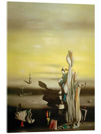 Acrylglasbild Abwesende Dame, 1942 - Yves Tanguy