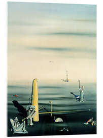 Quadro em acrílico The Sun in its Jewelry Box, 1937 - Yves Tanguy