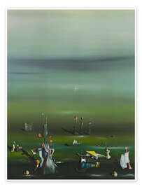 Wandbild Immer und immer wieder, 1942 - Yves Tanguy