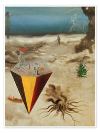 Wandbild Er tat, was er wollte, 1927 - Yves Tanguy