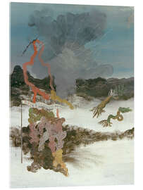 Quadro em acrílico The bell is ringing, 1927 - Yves Tanguy