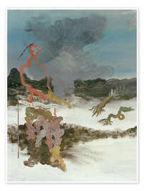 Wandbild Die Glocke läutet, 1927 - Yves Tanguy