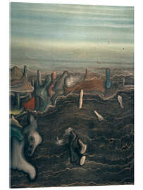 Quadro em acrílico The Dark Garden, 1928 - Yves Tanguy