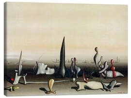 Leinwandbild Vererbung erworbener Eigenschaften, 1936 - Yves Tanguy