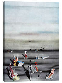 Tableau sur toile The Furniture of Time - Yves Tanguy