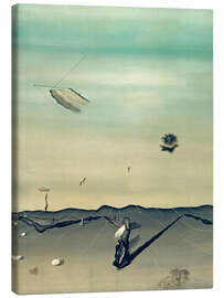 Tableau sur toile The airplane, 1929 - Yves Tanguy