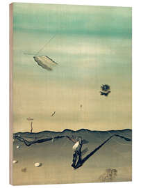 Holzbild Das Flugzeug, 1929 - Yves Tanguy