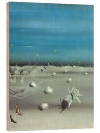 Holzbild Bernsteinblick - Yves Tanguy
