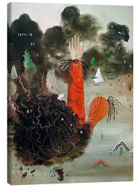 Tableau sur toile The Hand in the Clouds, 1927 - Yves Tanguy