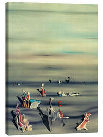 Tableau sur toile Furnished time - Yves Tanguy