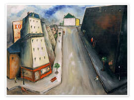 Wandbild Rue de la Santé, 1925 - Yves Tanguy