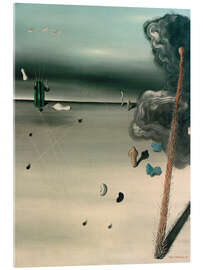 Acrylglasbild Mama, Papa ist verwundet!, 1927 - Yves Tanguy