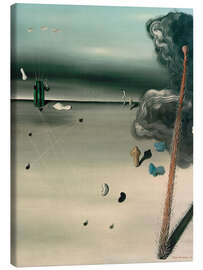 Tableau sur toile Mom, Dad is wounded!, 1927 - Yves Tanguy