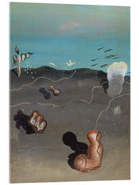 Acrylglasbild Die Jongleure, 1954 - Yves Tanguy