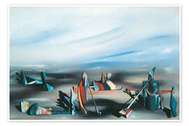 Wandbild Surreale Landschaft - Yves Tanguy