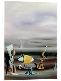 Acrylglasbild Aufbau und Zerstörung, 1940 - Yves Tanguy