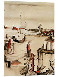 Acrylglasbild L'Armoire de Protée (The armoire of Proteus), 1931 - Yves Tanguy