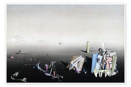 Wandbild Azurblauer Tag, 1937 - Yves Tanguy