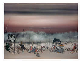 Wandbild Das Bund der Exzesse, 1932 - Yves Tanguy