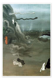 Wandbild Surrealistische Komposition, 1927 - Yves Tanguy