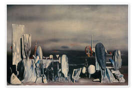 Wandbild Die letzten Tage, 1944 - Yves Tanguy