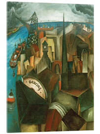 Acrylglasbild Dancing, 1925 - Yves Tanguy