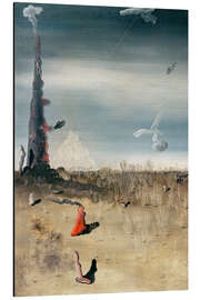 Tableau en aluminium Éteindre les lumières inutiles, 1927 - Yves Tanguy