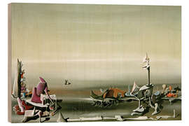 Holzbild Das Verhör, 1937 - Yves Tanguy