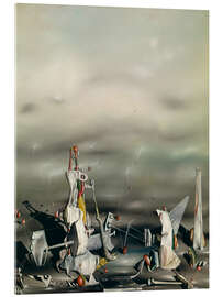 Acrylglasbild Der Palast der Felsen aus Glas, 1942 - Yves Tanguy