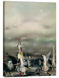 Tableau sur toile Le Palais des Rochers de Verre, 1942 - Yves Tanguy