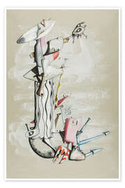 Wandbild Swimming Grass, 1945 - Yves Tanguy