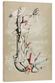 Holzbild Swimming Grass, 1945 - Yves Tanguy