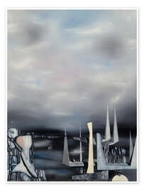 Wandbild Die Sterne durchbohren, 1951 - Yves Tanguy