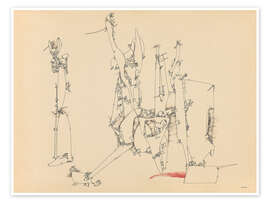 Wandbild It's the Wind, 1951 - Yves Tanguy