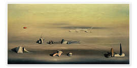 Wandbild Landschaft, 1938 - Yves Tanguy