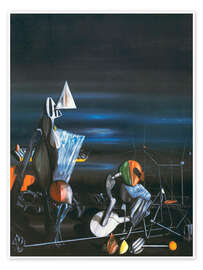 Wandbild Gemächlich gen Norden - Yves Tanguy